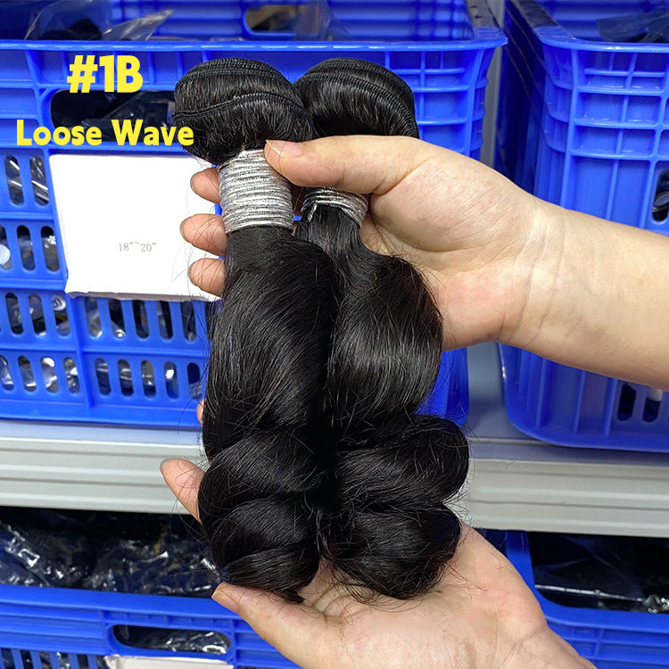 Real Human Hair Extension Bone Straight Wig