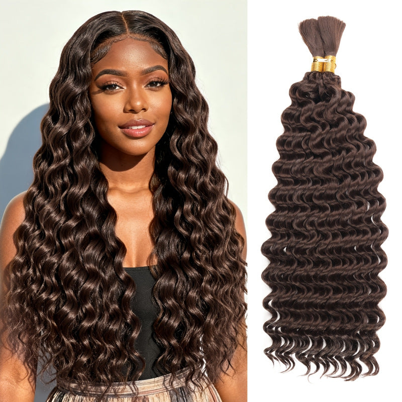 Chemical Fiber Hair Bundle Body Weave Knitting Crochet Long Curly Other Wig