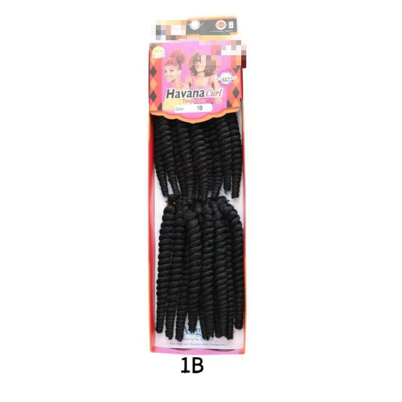 Spring Small Curly Hair Low Temperature Silk Chemical Fiber Wig Long Curls