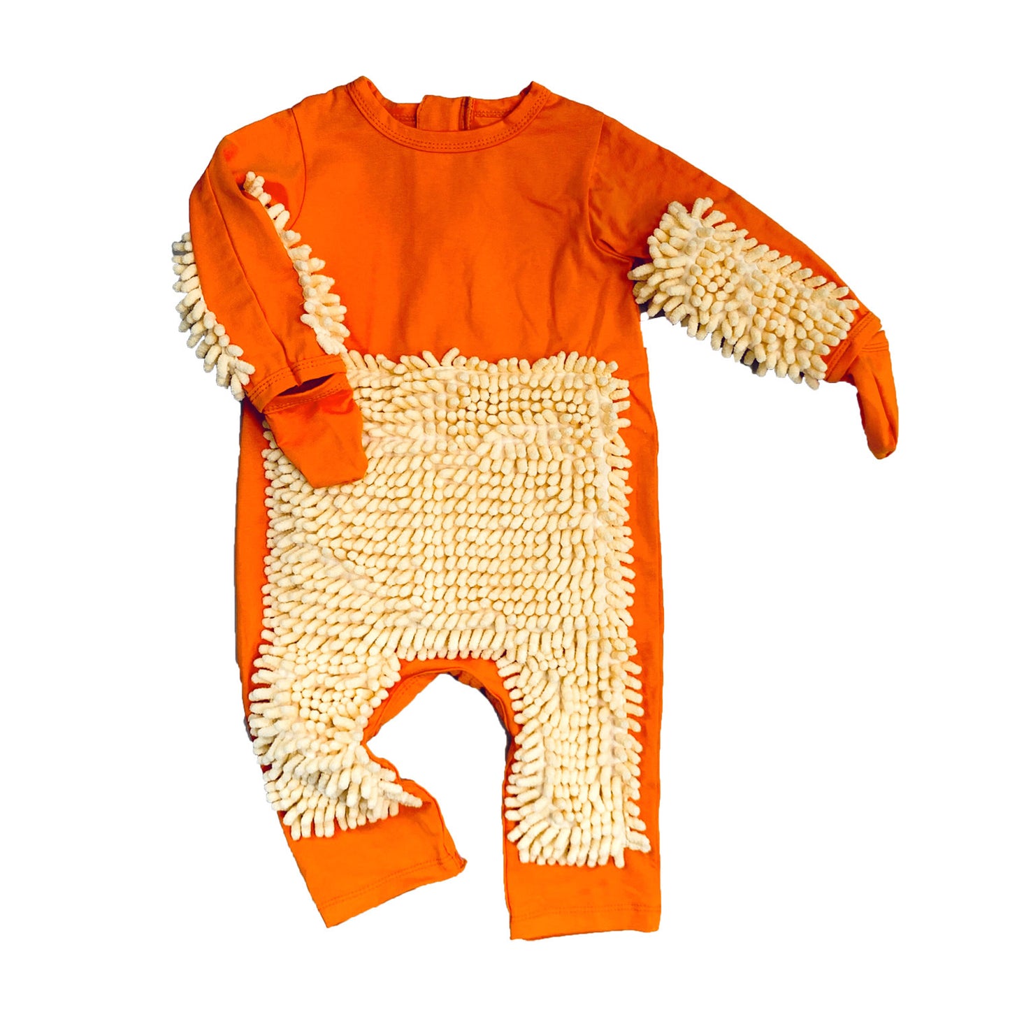 Mop Man Crawling Jumpsuit Zipper Overclothes Jumpsuit, Climbing Suit