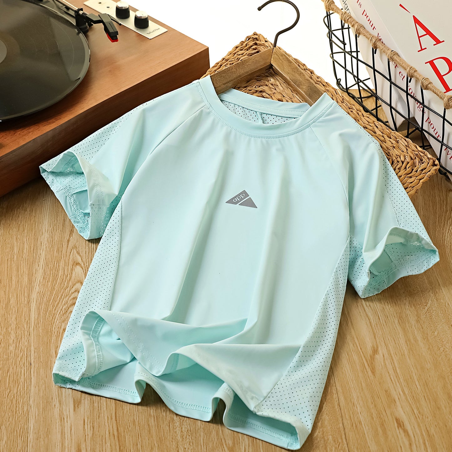 Children's Mesh Medium Large Clothing Summer Quick Children's T-shirt