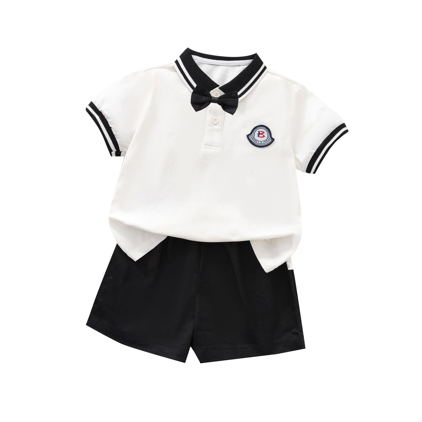 Children's Boys Summer Fashion Short-sleeved Clothes Cool Children's Suit