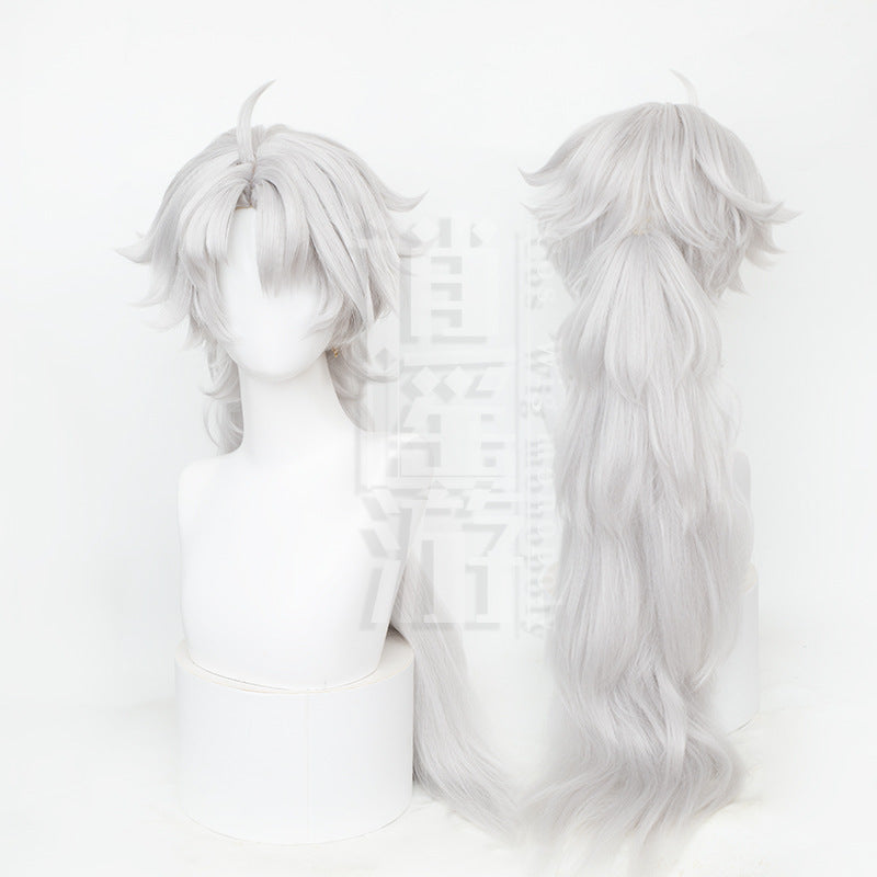 Simulation Scalp Top Tiger Mouth Clip Big Cos Wig