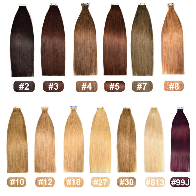 Comfortable Popular Extension Full Human Film Real Hair Wig