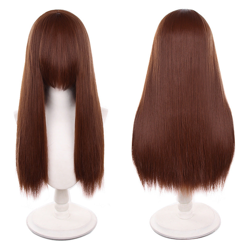 Popular Universal Long Straight Weight Scalp Cos Wig