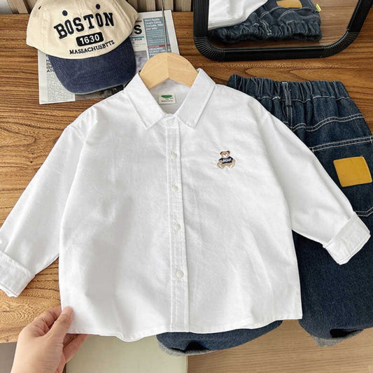 Children's Korean Style Loose Western Cartoon Soft Children's Shirt