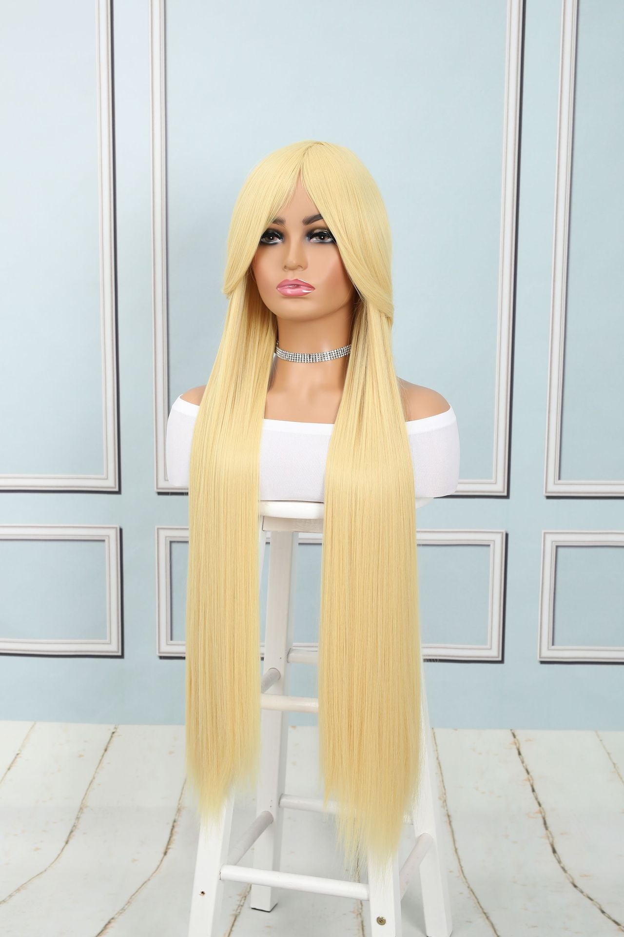 Universal Dress Up Colorful Long Straight Hair Cos Wig