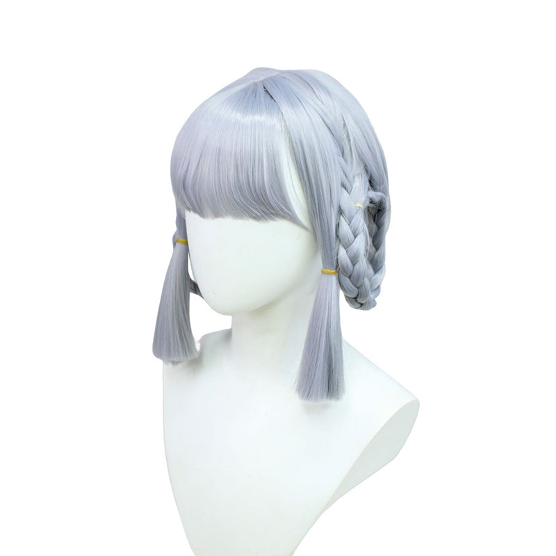 God Skin Flower Letter Bangs Simulation Scalp Cos Wig