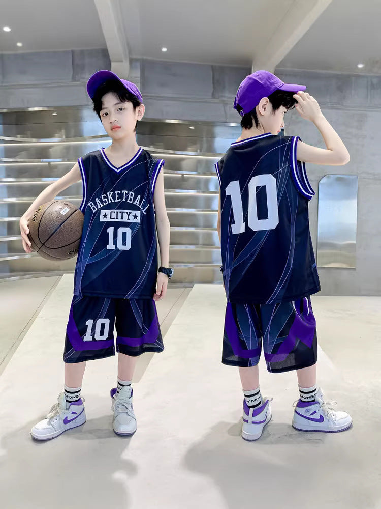 Basketball Wear Sports Jersey For Middle Children's Suit
