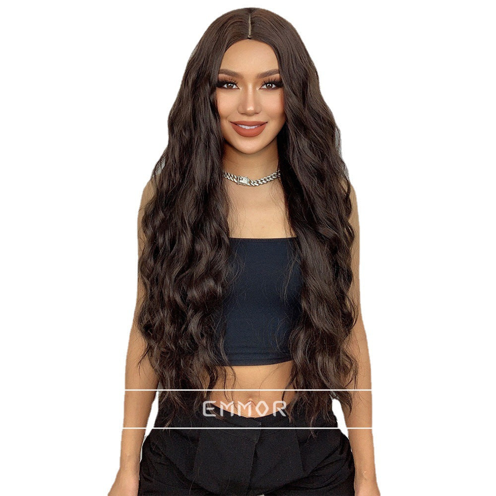 Big Wave Curly Hair Style Natural Fluffy Wig Long Curls