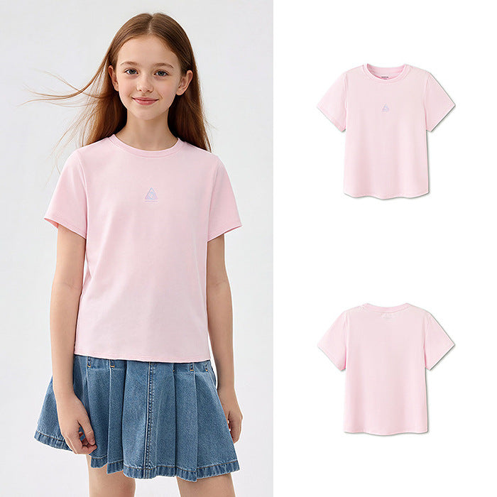 Children's Short-sleeved Summer Clothing Comfortable Big Quick Drying Clothes Children's T-shirt