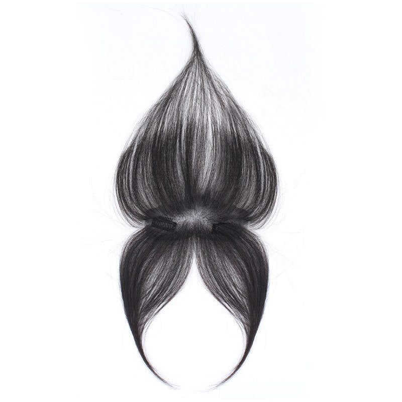 Real Hair Covering Hairline Invisible Natural Lightweight Breathable Hand Wig Bangs