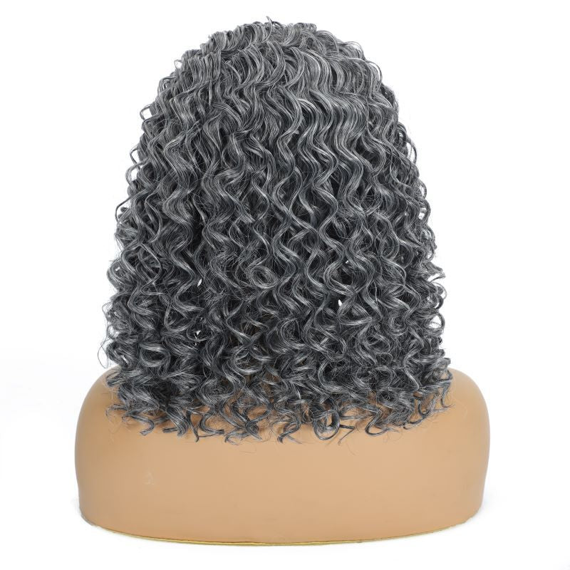 Band Head Cover Screw Rolled Chemical Wig Short Curly Hair