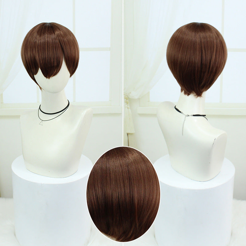 Maze Rice Lucille Artificial Scalp Hair Cos Wig