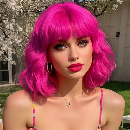 Synthetic Curly Hair Natural Shoulder Long Wig Bangs