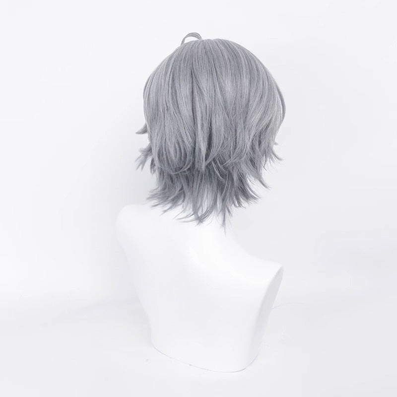 Cardamom District Zero Male Master Rope Props Gray Cos Wig