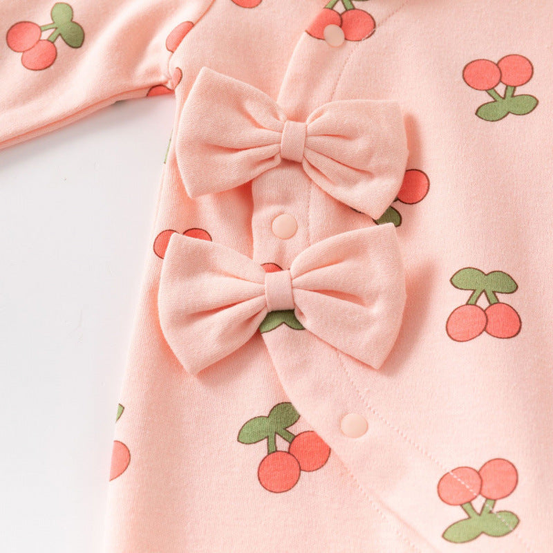 Yo-yo Jumpsuit Romper Cotton Long Sleeve Toddler Jumpsuit, Climbing Suit