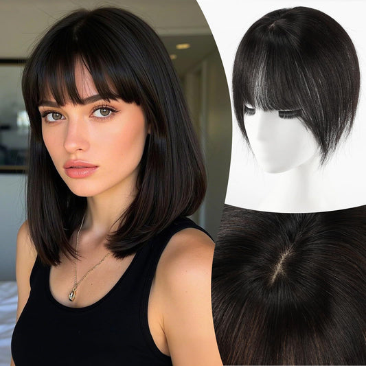 Hair Cartoon Straight Lightweight Breathable Hand-woven Seamless Forehead Piece Natural Wig Bangs