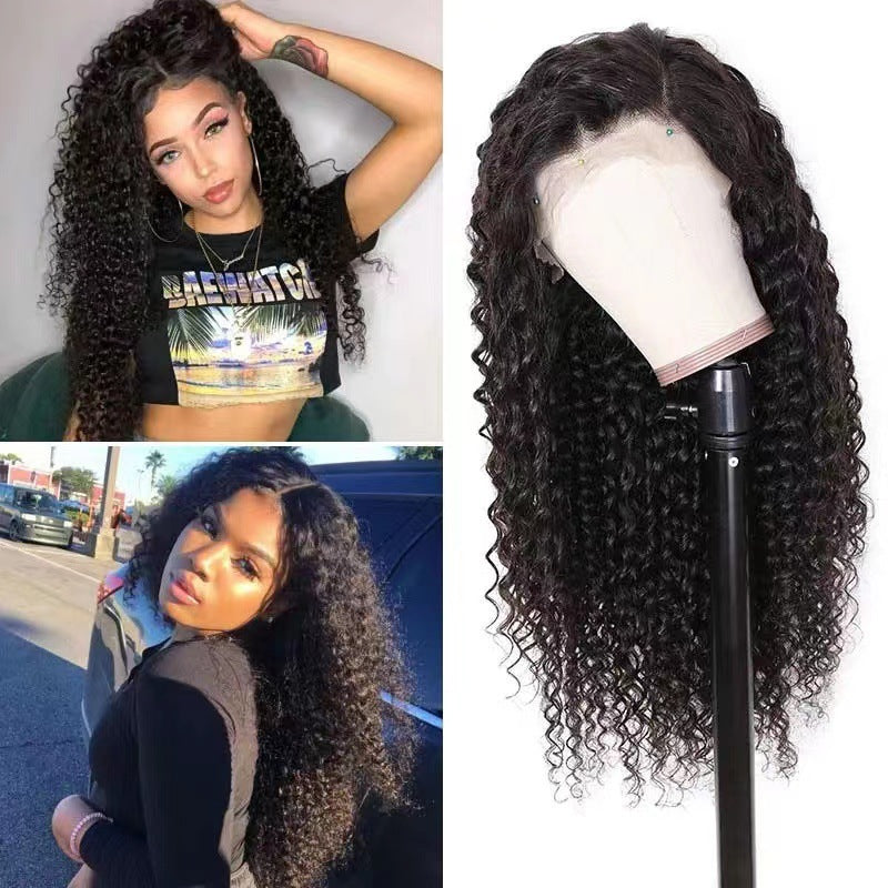 Women's African Small Curly U-shaped Fashion Fluffy Wound Tube Wigs With Wig Long Curls