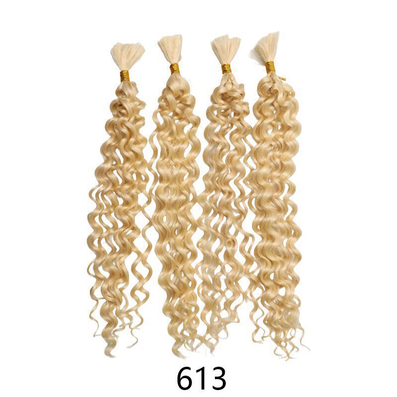 Large Volume African Chemical Fiber Crochet Wig Long Curls