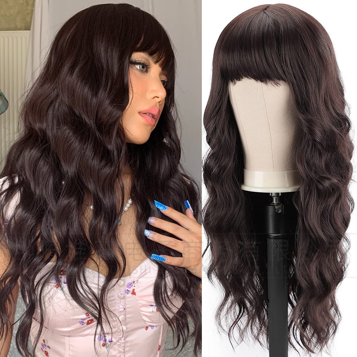 Women's Natural Fluffy Big Wave Curly Hair Wig Long Curls