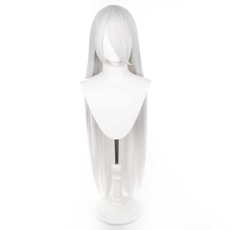 Universal Anime Long Straight Hair Mao Style Fiber Cos Wig