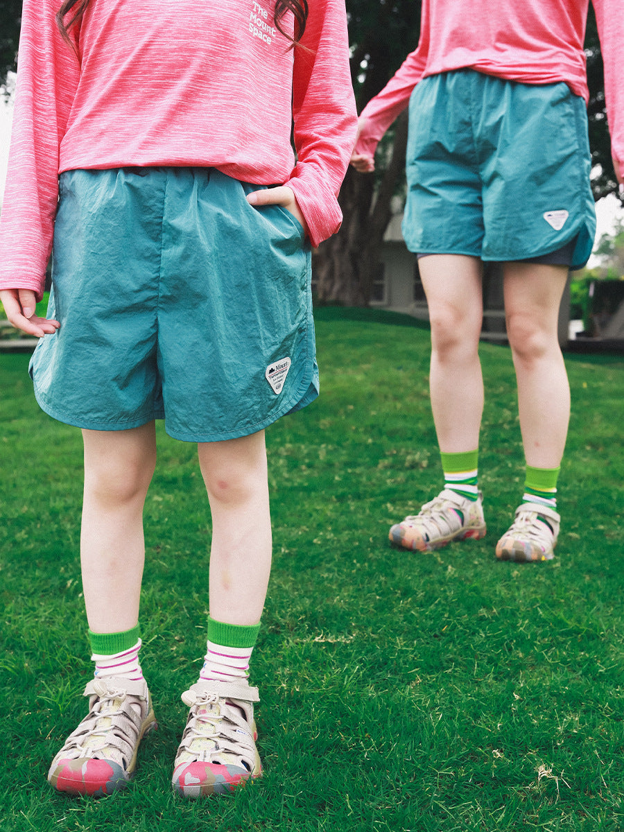 Children's Clothing Outdoor Exercise Shorts Summer Lightweight Lined Mother Daughter Family Children's Pants