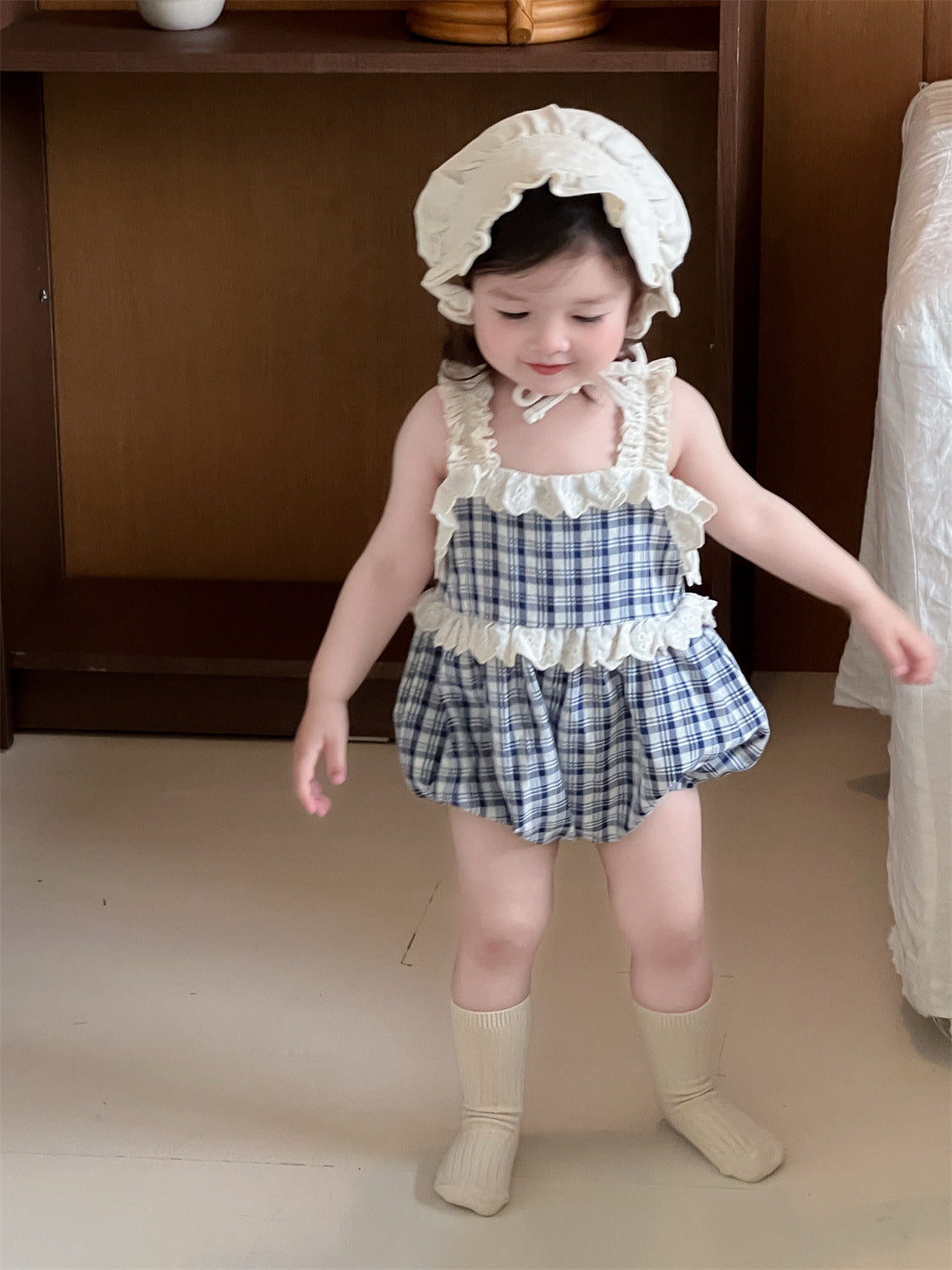 Children's Summer Thin Romper Korean Style Clothing Suspender Jumpsuit Jumpsuit, Climbing Suit