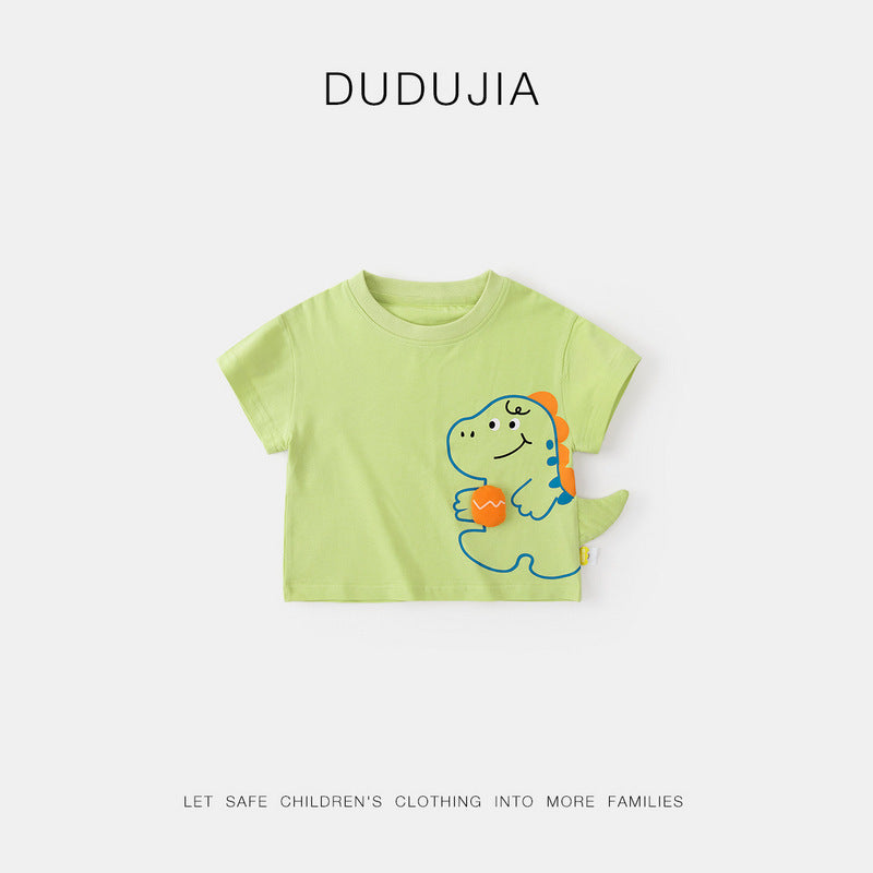 Children's Design Short Sleeve Collection Home Summer Tops Children's T-shirt