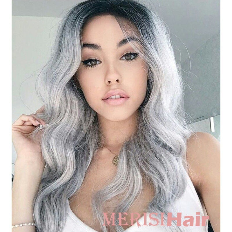 Face Repair Medium Point Curly Hair Gradient Big Wave Wig Long Curls