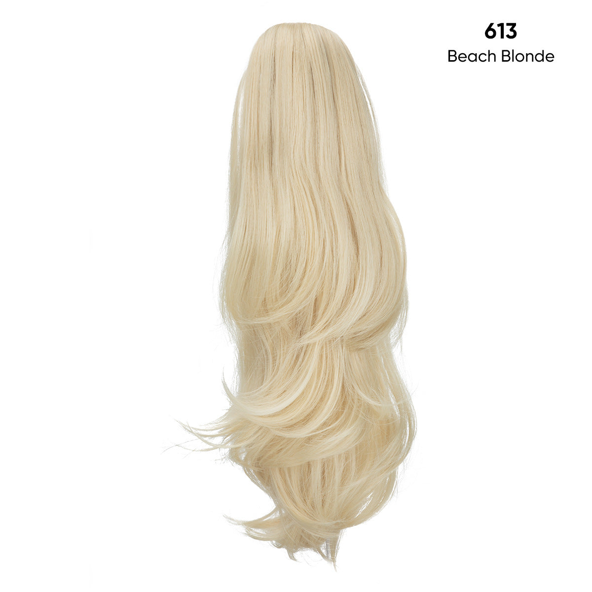 Women's Short Hair Chemical Fiber Height Natural Fluffy Long Curly Jaws Wig Ponytail