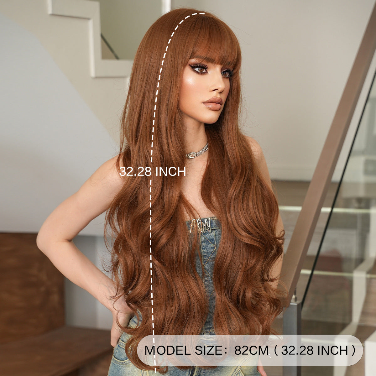 Lolita Female Super Curly Hair Natural Style Big Wave Straight Wig Long Curls