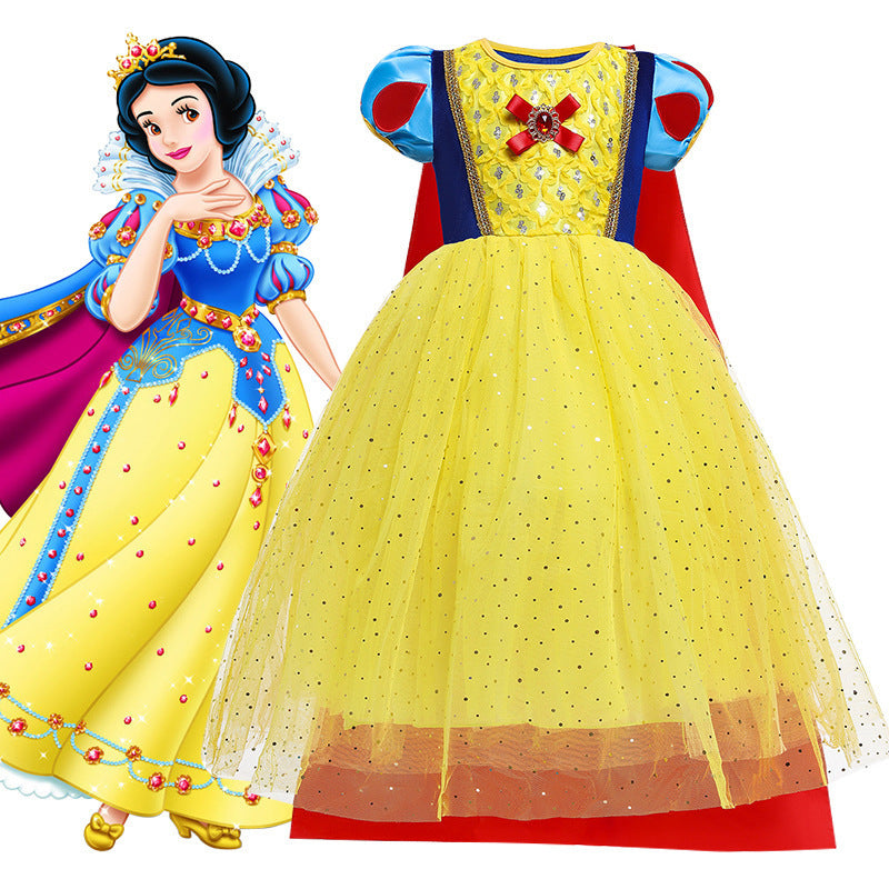 Children's Christmas Clothing Female Skirt Princess Performance Children's Dress