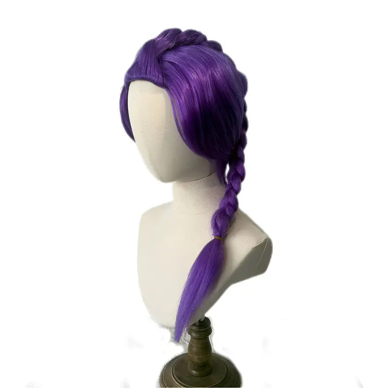 Witch Hunting Group Purple Twist Braid Cos Wig