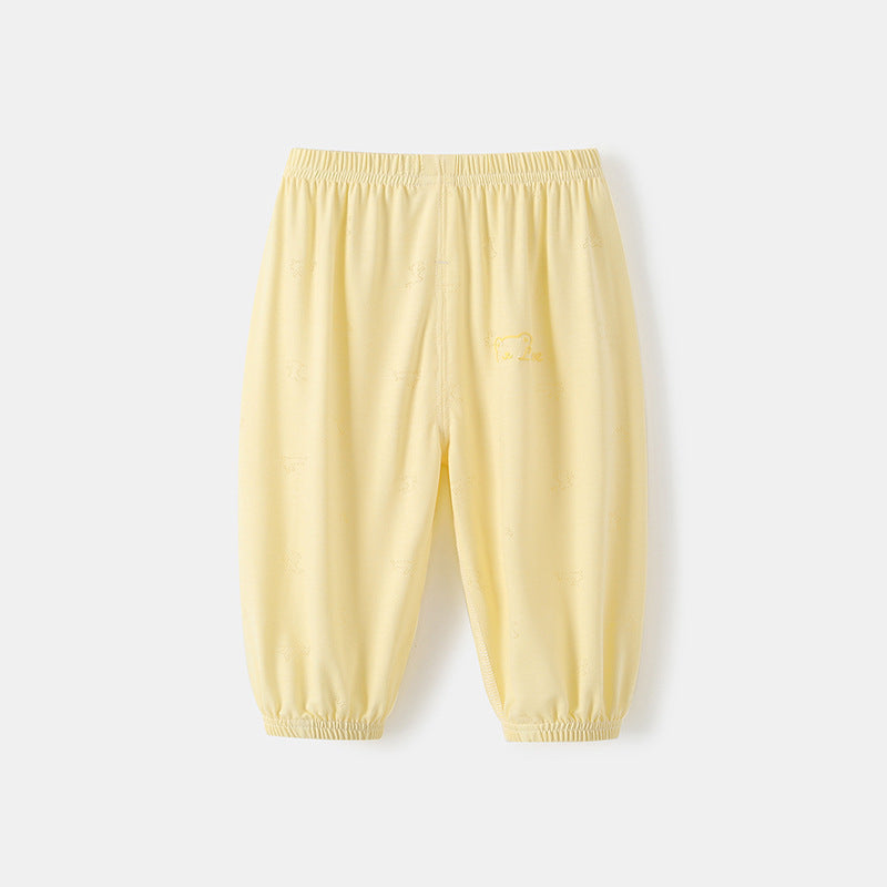 Children's Trousers Thin Breathable Boys Silk Casual Outdoor Children's Pants