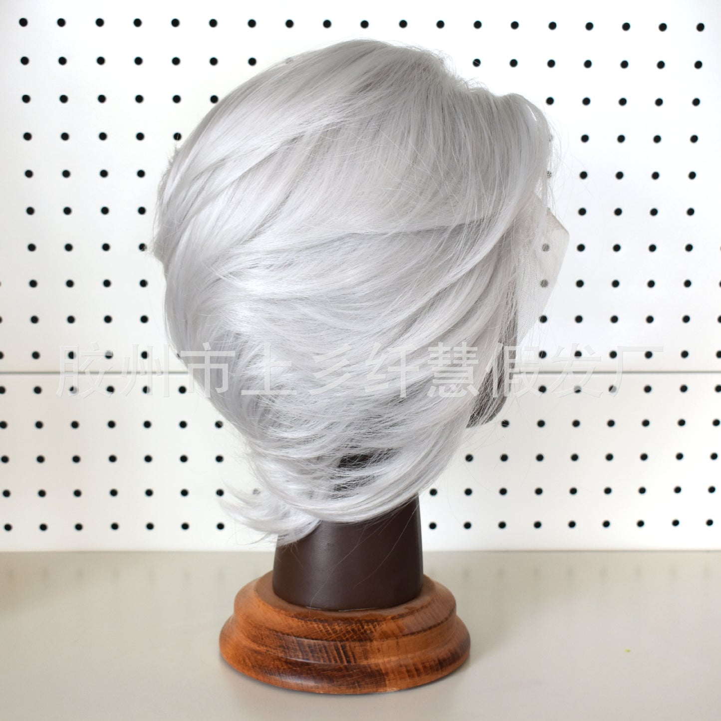 Front Lace Less Round Head Universal Short Hair Master General Cos Wig