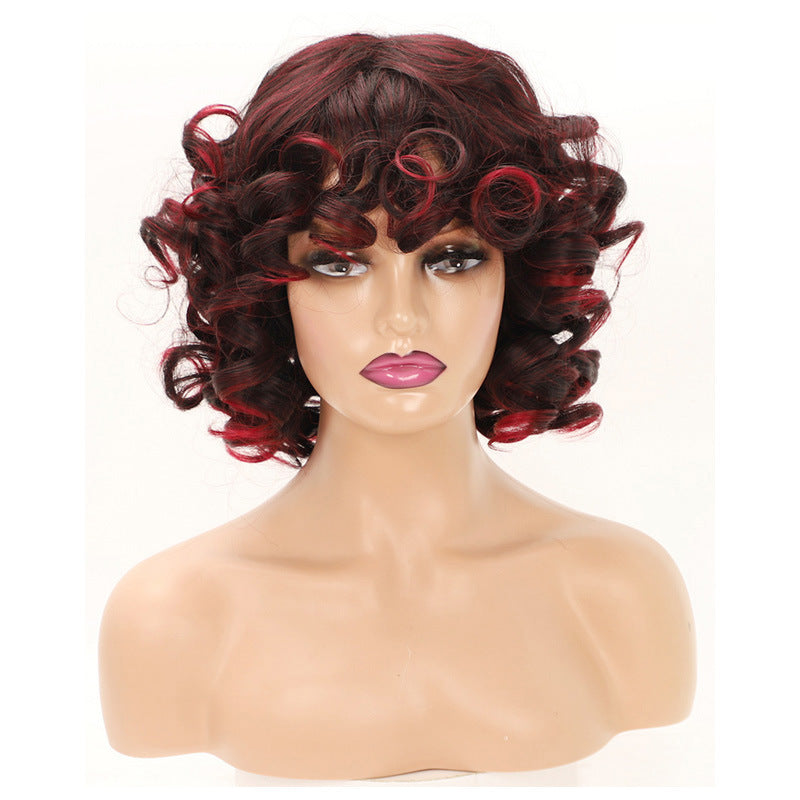 Stylish Unique Cool Classy African Small Wig Short Curly Hair