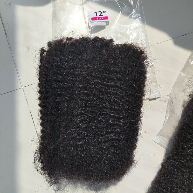 Glamorous Creative Afro Human Crochet Pack Real Hair Wig