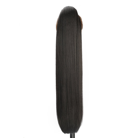 Synthetic Hair Extension One-piece Long Straight Suitable Wig Ponytail