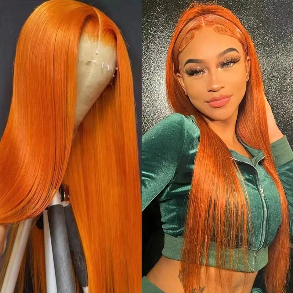Fashion Front Lace Big Wave Curly Long Straight Wig