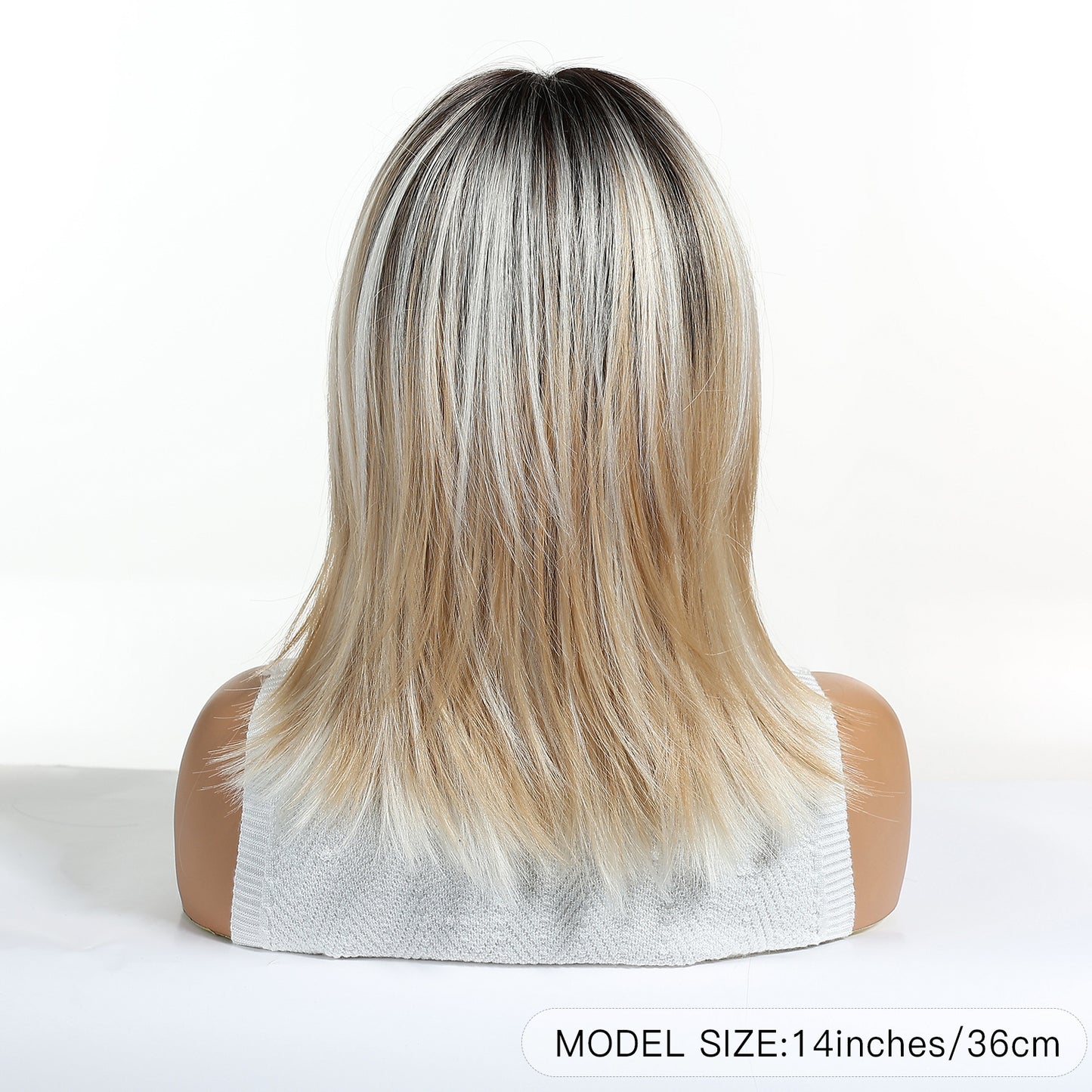 Cover Female Atmosphere Sense Bangs Temperament Level Gradient Wig Short Straight Hair