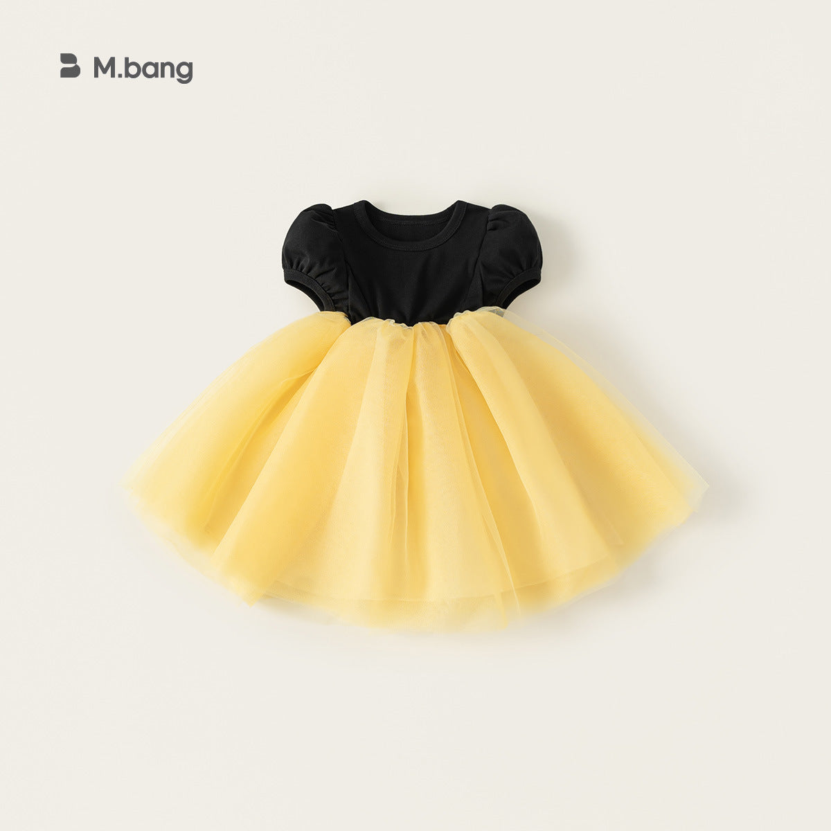 Children's Snow White Style Little Color Contrast Patchwork Children's Dress
