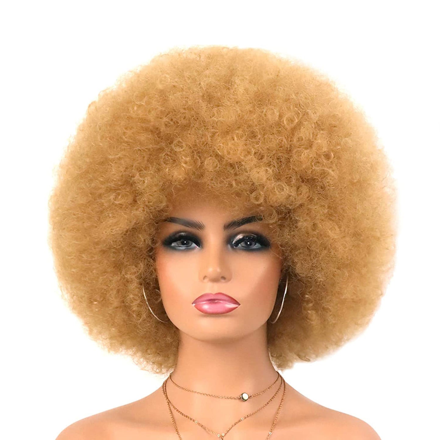 Women's Small Volume Afro More Colors Can Come To The Wig Long Curls