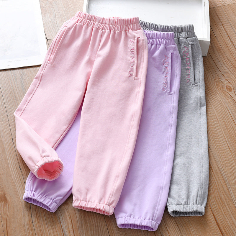 Children's Fashionable Spring Sports Trousers Casual Children's Pants
