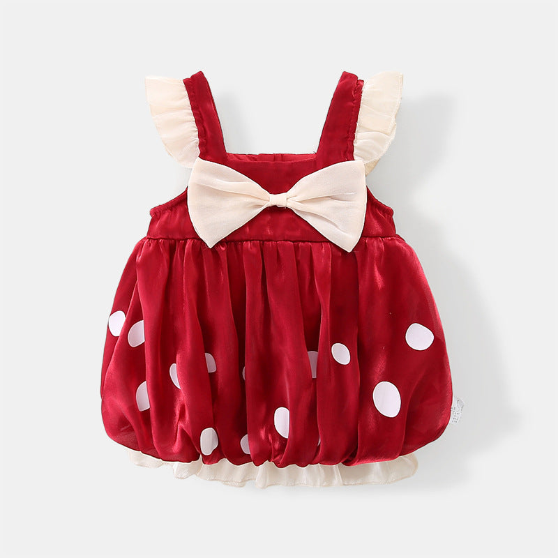 Korean Style Princess Sling Skirt One Year Old Children's Dress