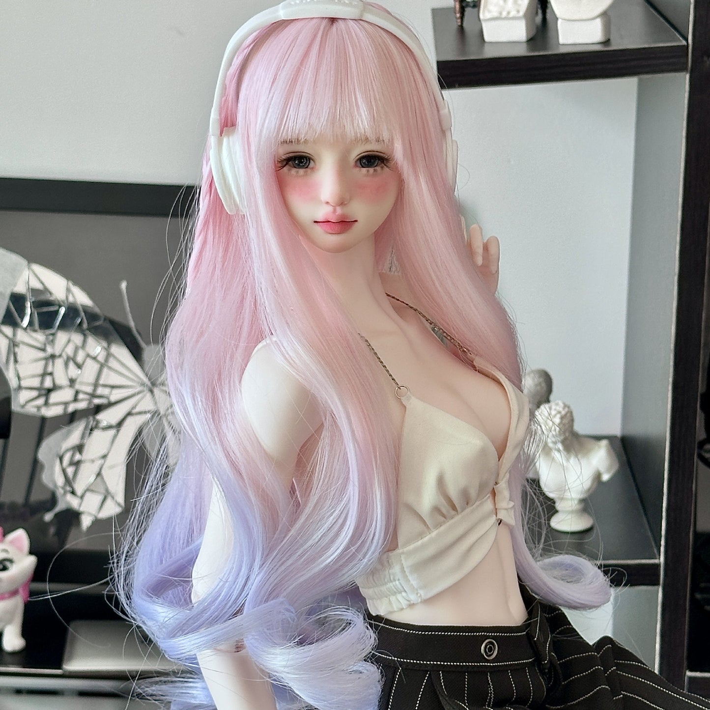 Doll Work Point Points Change Hair Soft Silk Other Wig