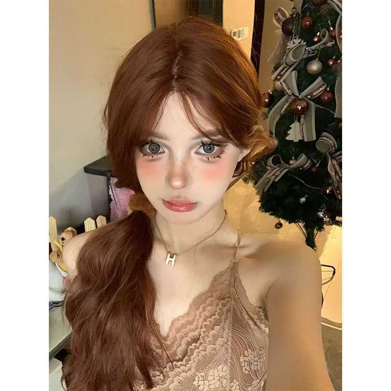 Princess Doll Daily Female Curly Hair Several Words Bangs Big Wig Long Curls