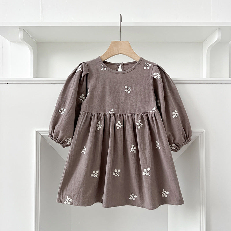 Long Sleeve Rompers Romper Sisters Outfit Children's Dress