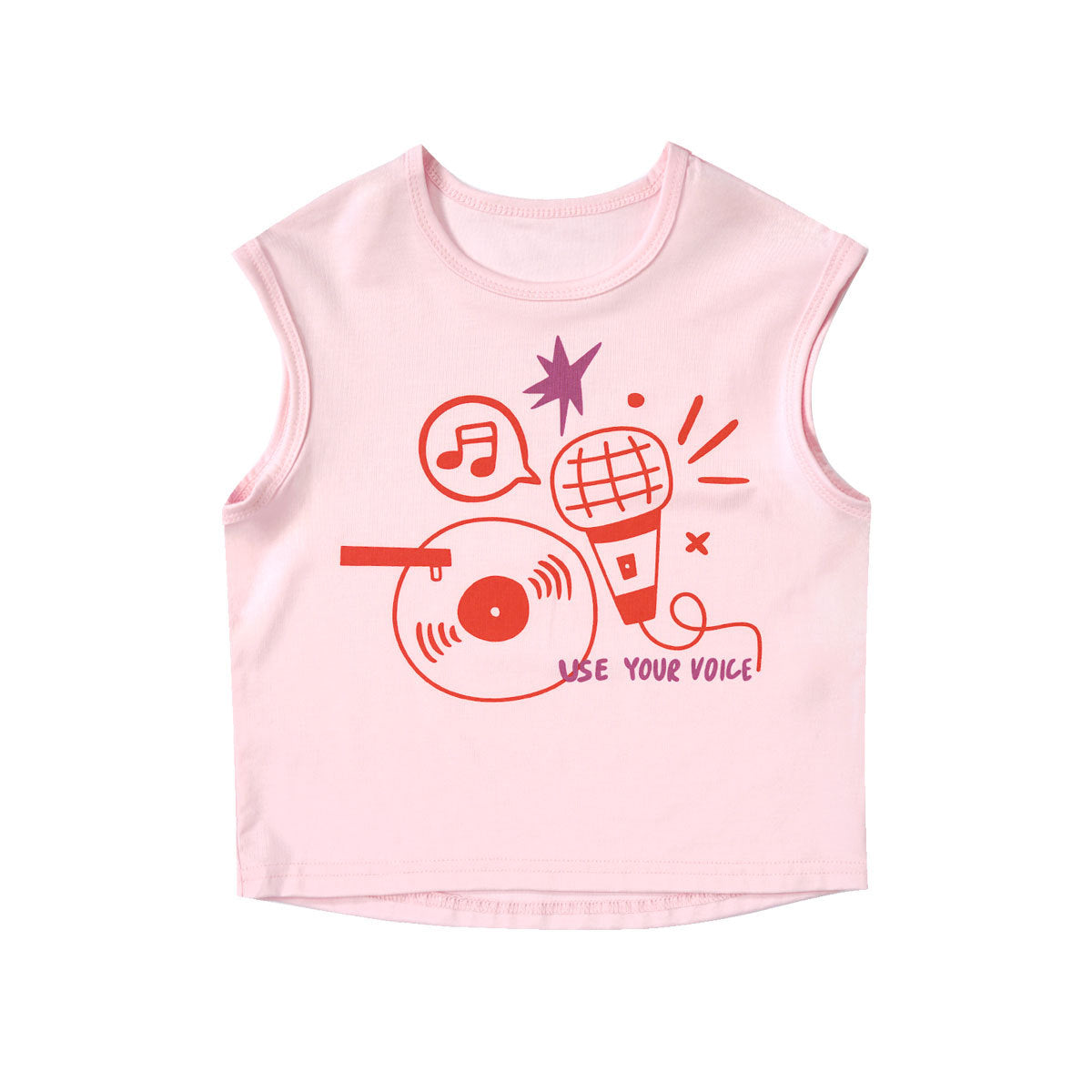Children's Top Summer Boys Sports Vest Outer Children's T-shirt