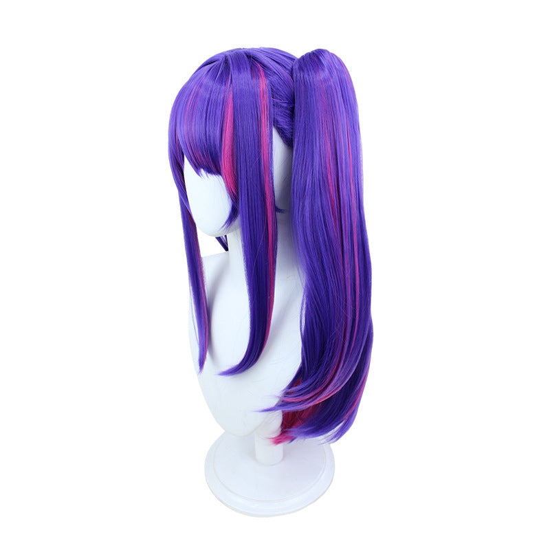My Love Dark Purple Medium Ponytail Cos Wig